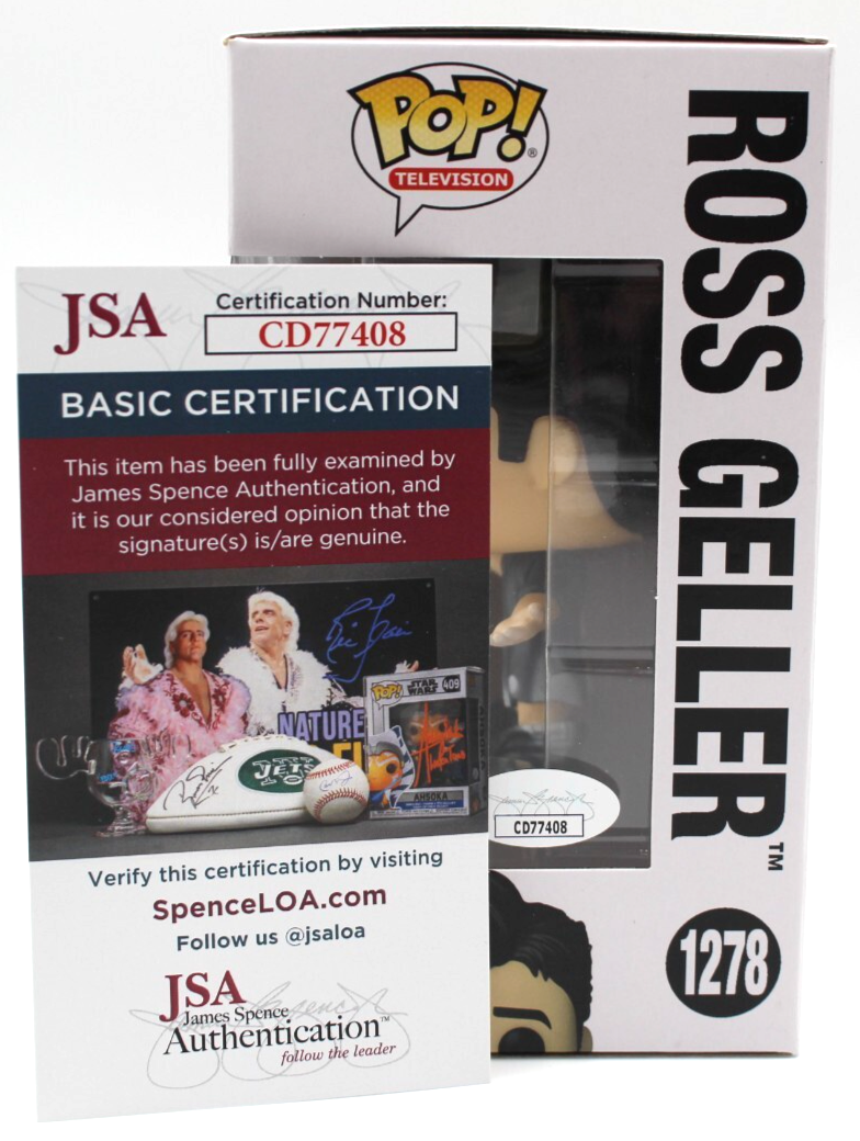 David Schwimmer Signed Friends Ross Geller 1278 Funko Pop w/JSA COA CD77408