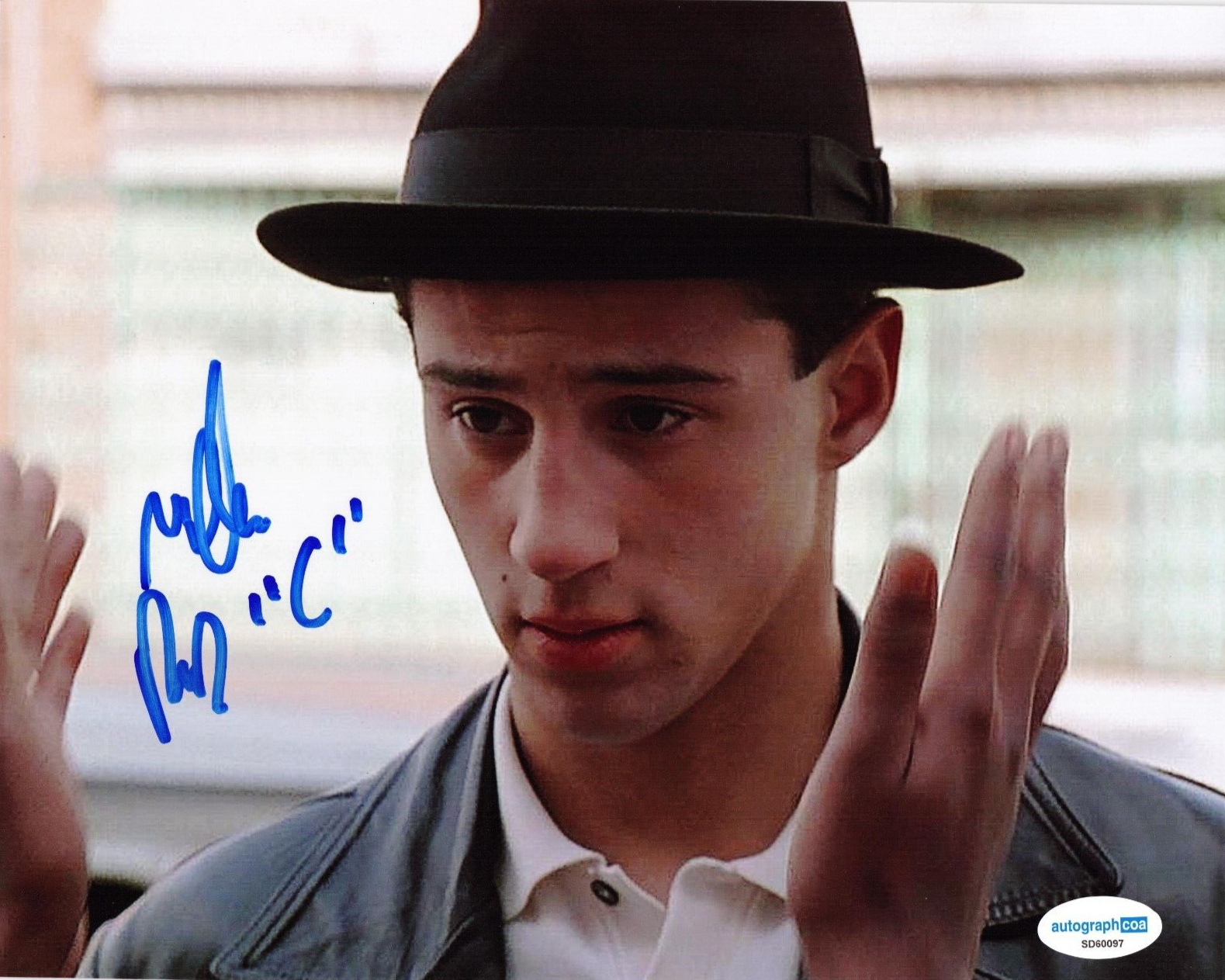 Lillo Brancato A Bronx Tale Calogero "C" Signed 8x10 Photo w/ACOA SD60097