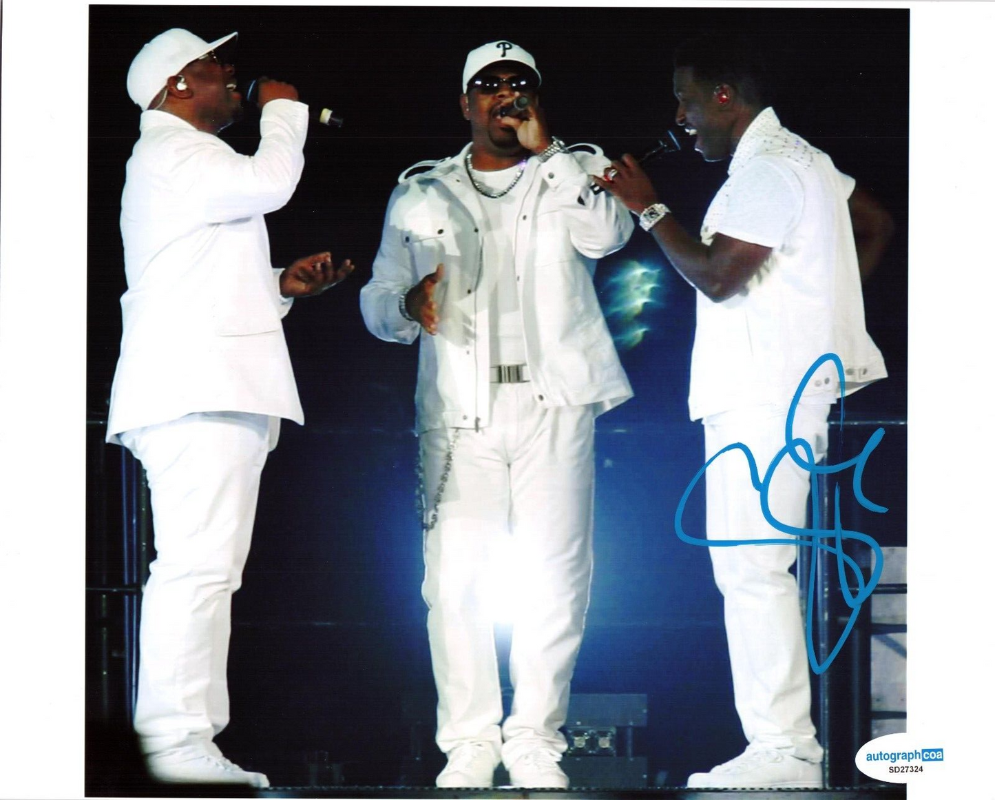 Shawn Stockman Signed Boyz II Men R&B Hip Hop 8x10 Photo w/ACOA SD27325