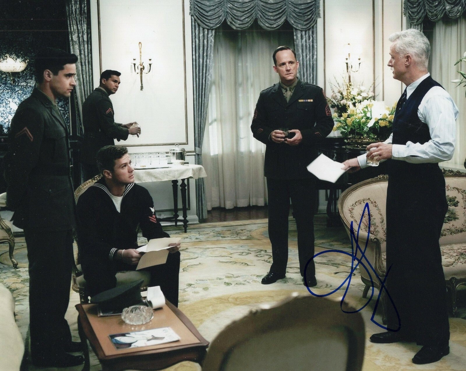 John Slattery Signed 8x10 Photo w/COA Mad Men Spotlight 