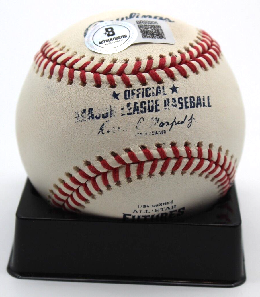 Nate Pearson Signed 2019 Futures Game Baseball Chicago Cubs w/Beckett BR93205