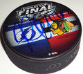 Joakim Nordstrom signed 2015 Chicago Blackhawks vs Lighting finals puck w/coa #2