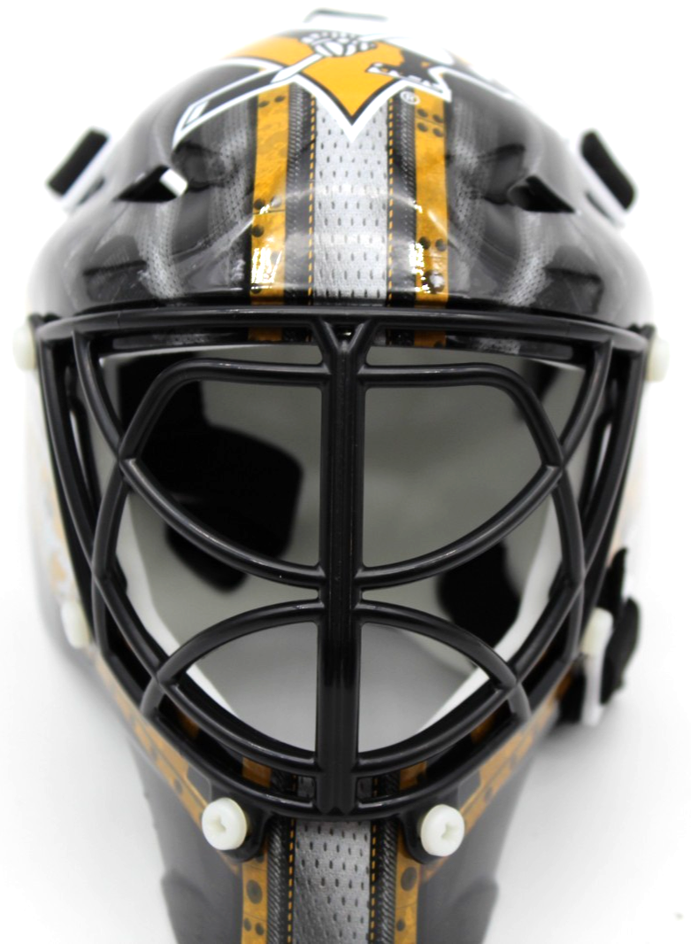 Sergei Murashov Signed Pittsburgh Penguins Mini Goalie Mask w/BAS COA BW07917