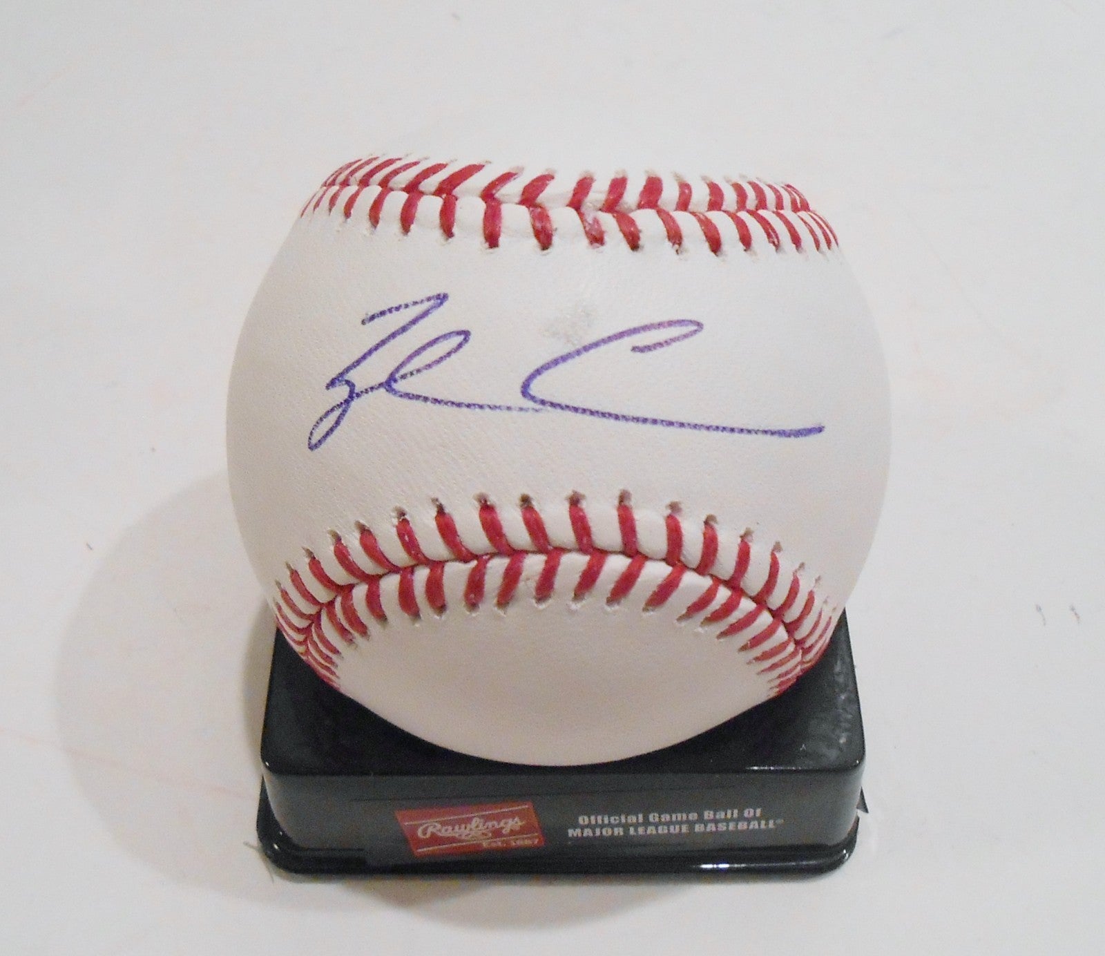 Tyler Collins Signed Official Major League Baseball w/COA Tigers