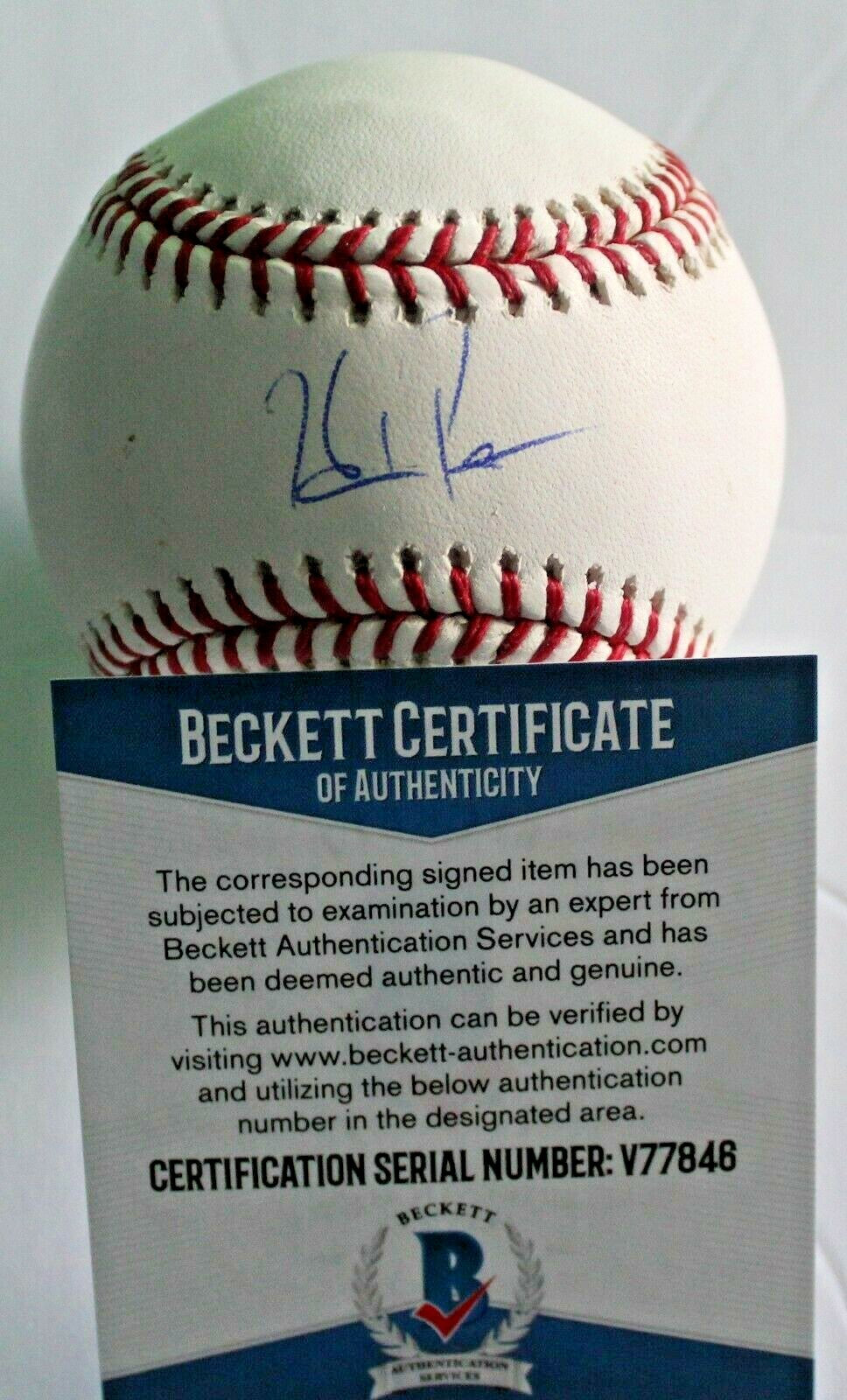 Hudson Potts Signed Official Major League Baseball Padres W/Beckett COA V77846