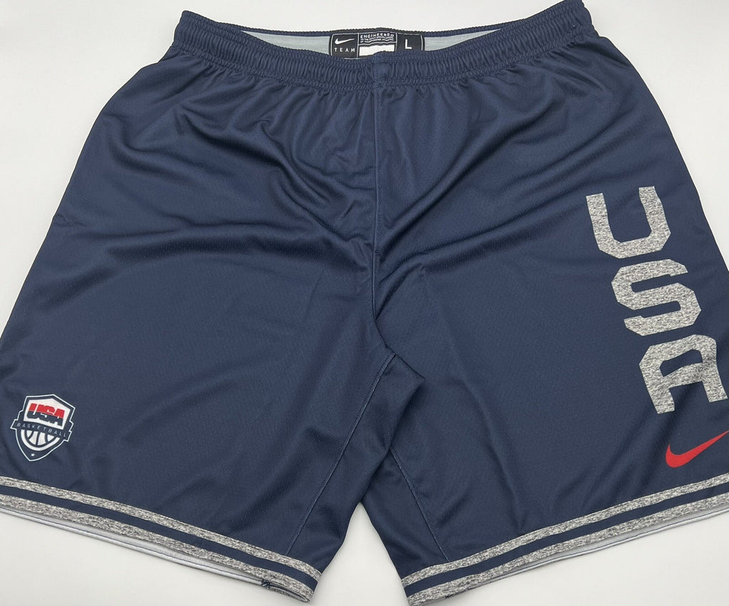 Nike Mens USA Authentic Team Issue Basketball Practice Shorts USA MADE LARGE