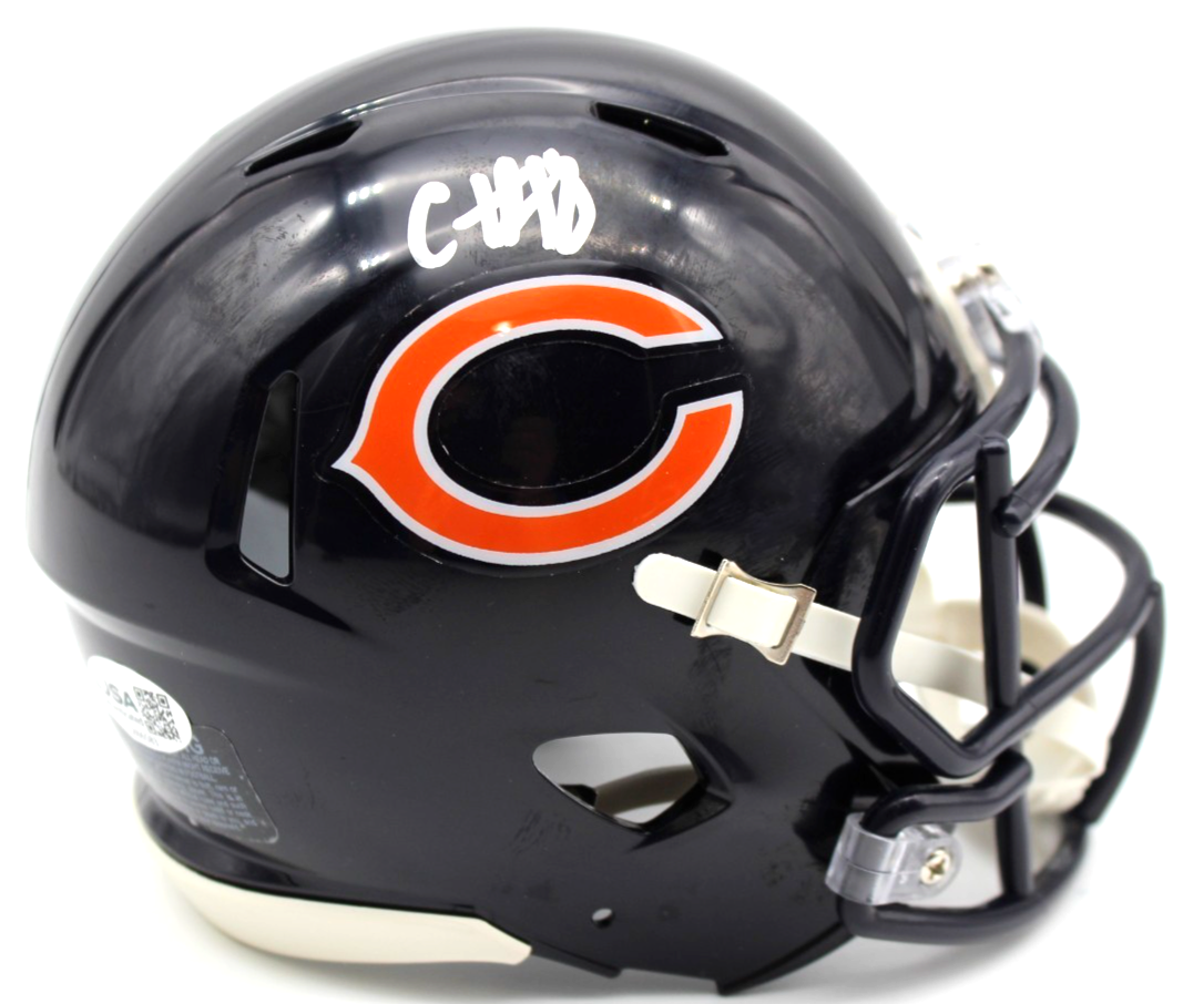 Caleb Williams Chicago Bears Signed Mini Football Helmet w/JSA COA CR86583