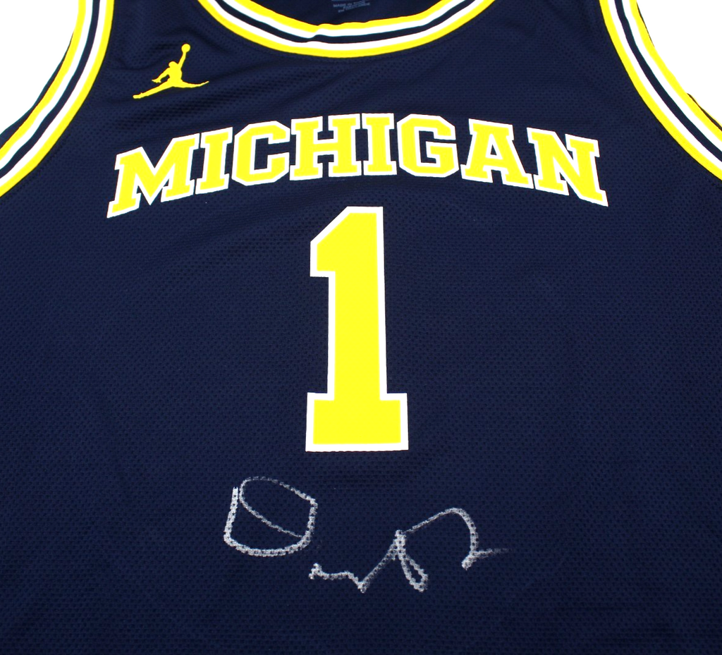 Dusty May Michigan Wolverines Signed Basketball Jersey w/Beckett COA BW54152