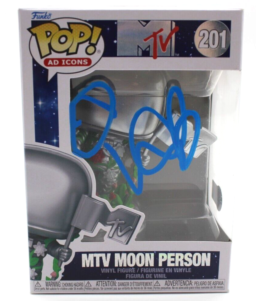 Vanilla Ice MTV Moon Person 201 Signed Funko Pop Ad Icons w/Beckett COA BP89907