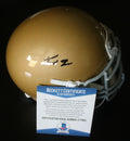 Tony Jones Signed Notre Dame Fighting Irish Mini Helmet w/Beckett COA V77952