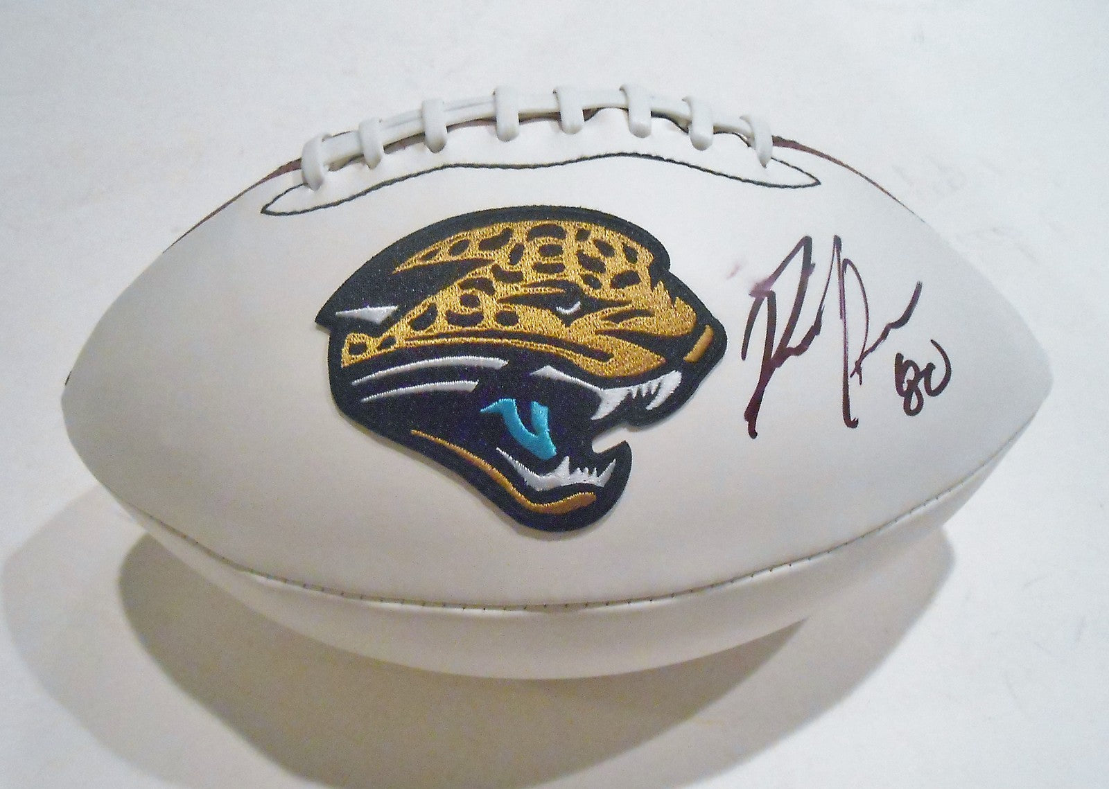 Rashad Greene Signed Jacksonville Jaguars Logo Football w/COA 2015 NFL Draft