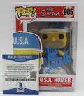 Dan Castellaneta Signed Simpsons Homer Funko Pop #905 w/Beckett COA BC18968