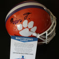 Xavier Thomas Signed Clemson Tigers Mini Football Helmet w/Beckett COA U54203