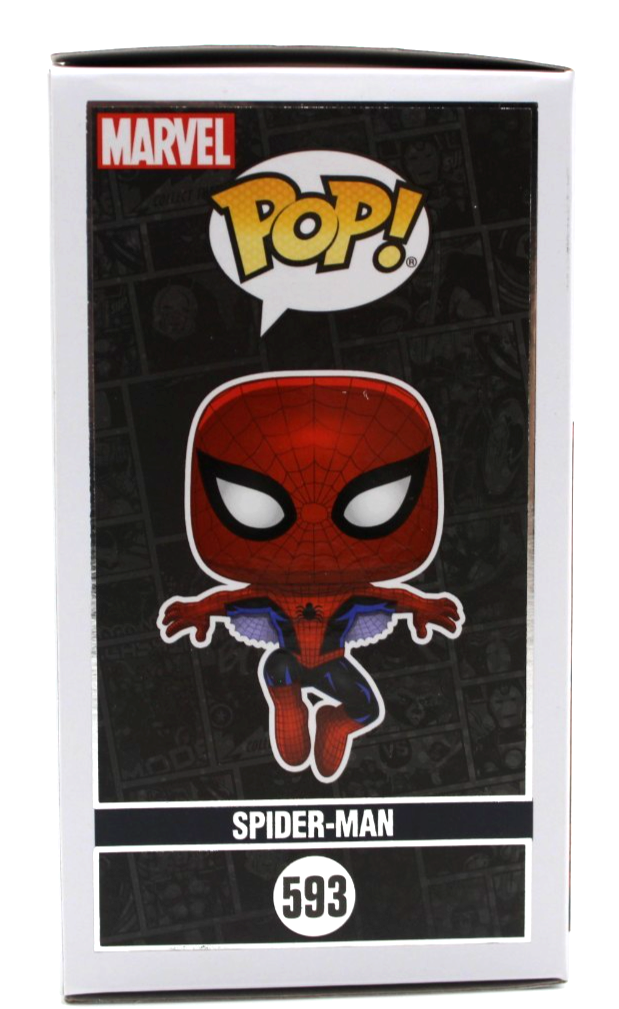 Hudson Thames Signed Spider-Man Marvel Funko Pop 593 w/Beckett COA BU41112