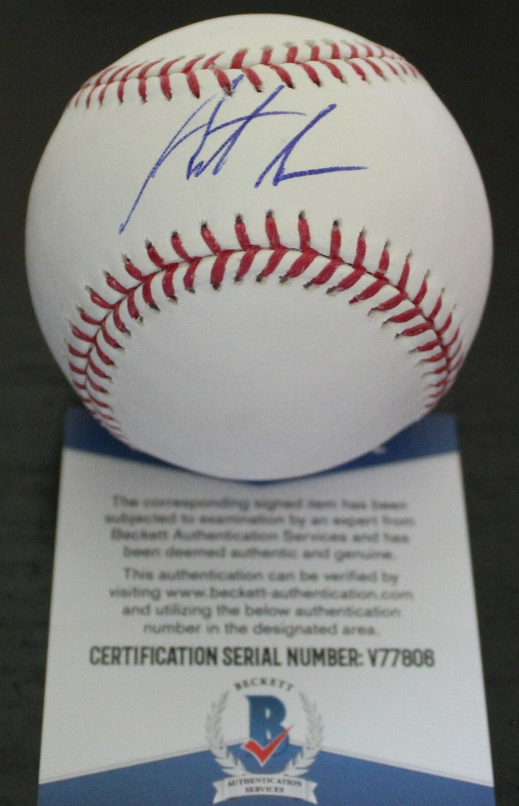 Austin Allen San Diego Padres Signed Major League Baseball W/Beckett COA V77806
