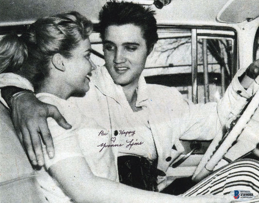 Yvonne Lime Loving You Actress Elvis Signed 8x10 Photo w/Beckett COA Z89088