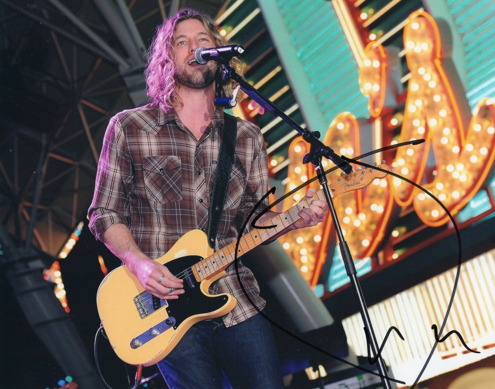 Casey James Signed 8x10 Photo w/COA American Idol Let's Don't Call It A Night #5