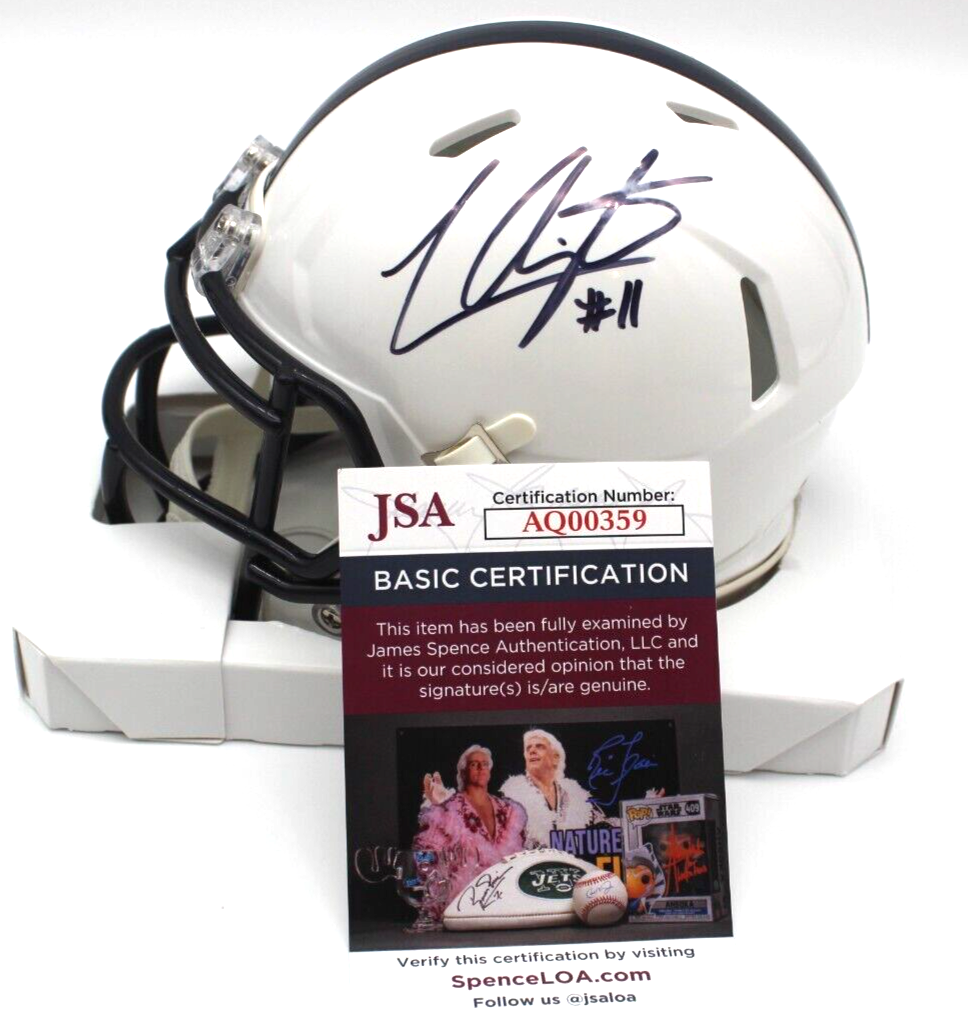 Lavar Arrington Signed Penn State Nittany Lions Mini Football Helmet w/JSA COA 1