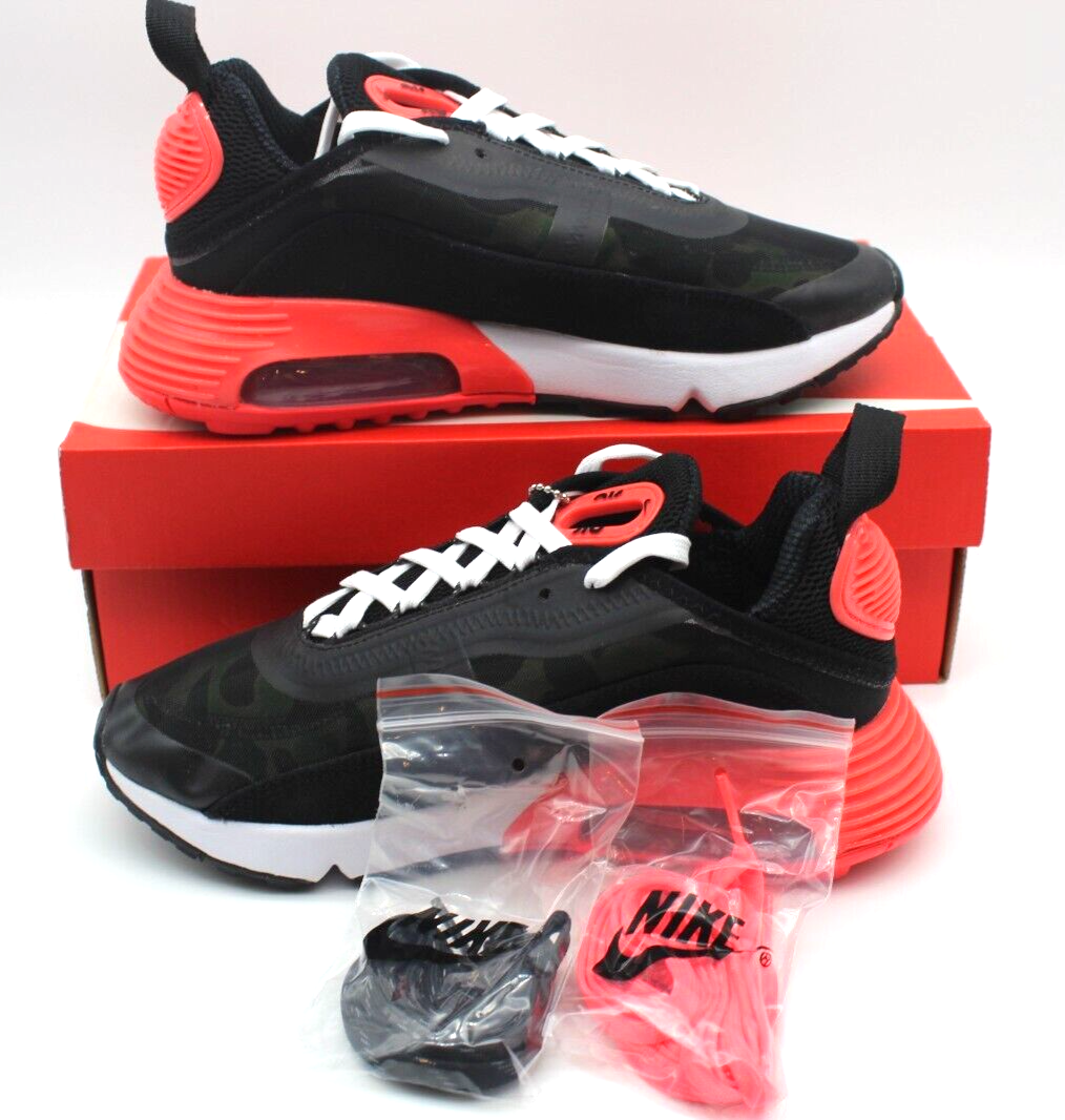 NEW Nike Air Max 2090 Infrared Duck Camo Black CU9174-600 Men's Size 4 Women 5.5