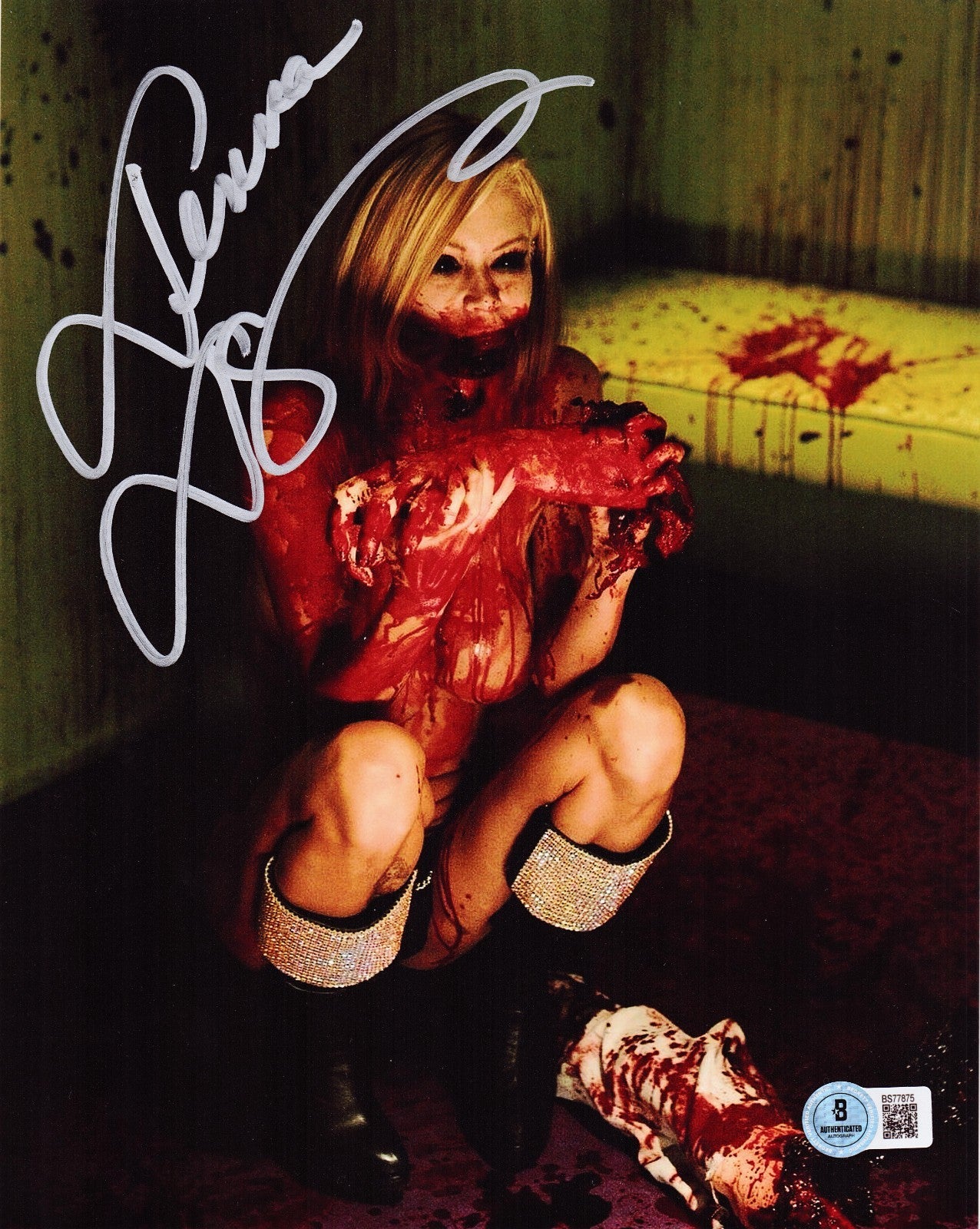Jenna Jameson Signed Adult Movie Star XXX 8x10 Photo w/Beckett BAS COA BS77875