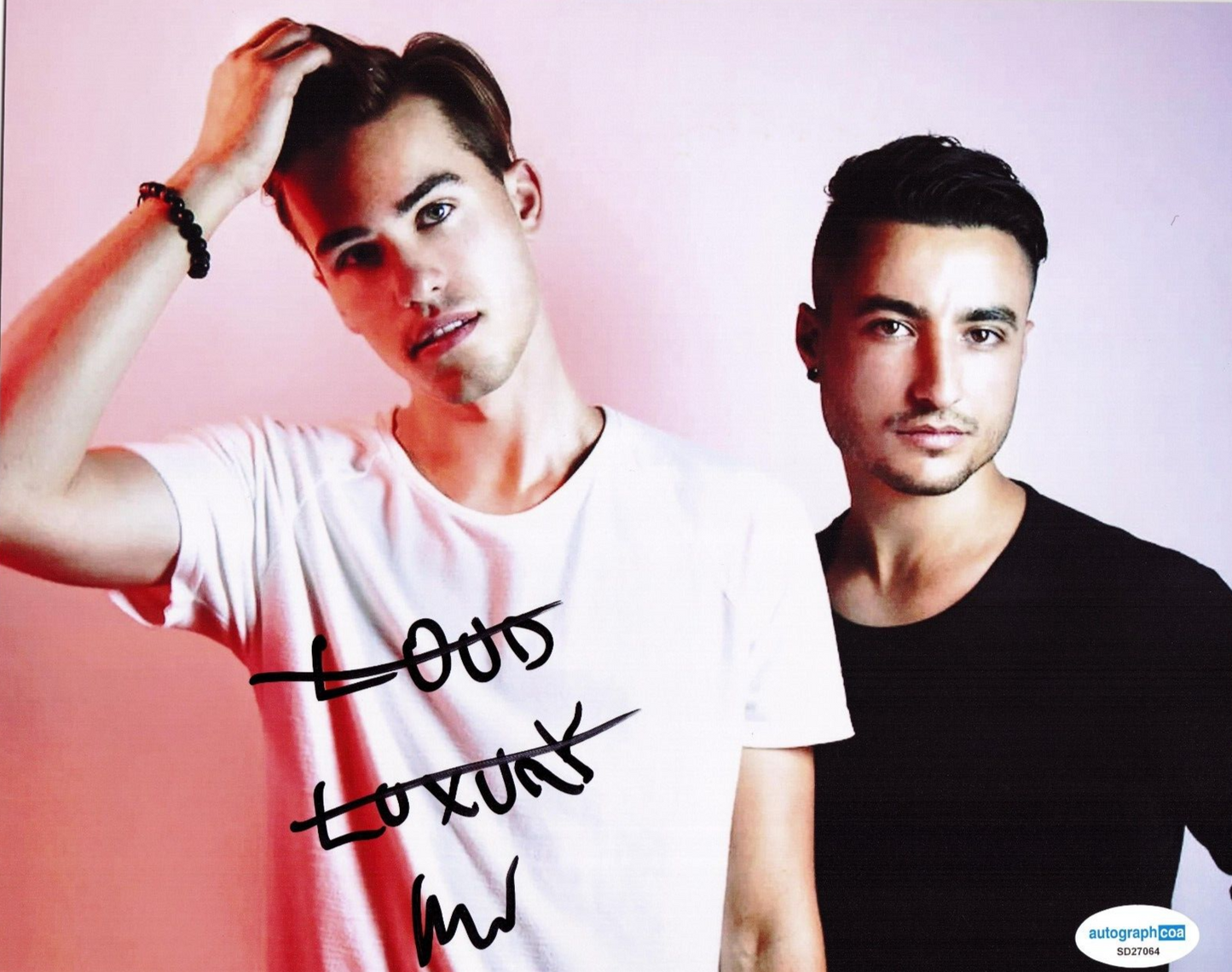 Loud Luxury Andrew Fedyk Signed 8x10 Photo EDM House Hip Hop w/ACOA SD27064