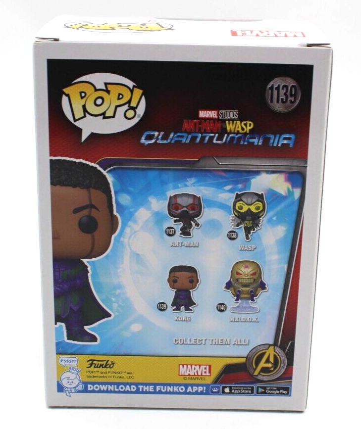 Jonathan Majors KANG Signed Funko Pop 1139 Ant Man w/Beckett COA BM50303 *Swap*