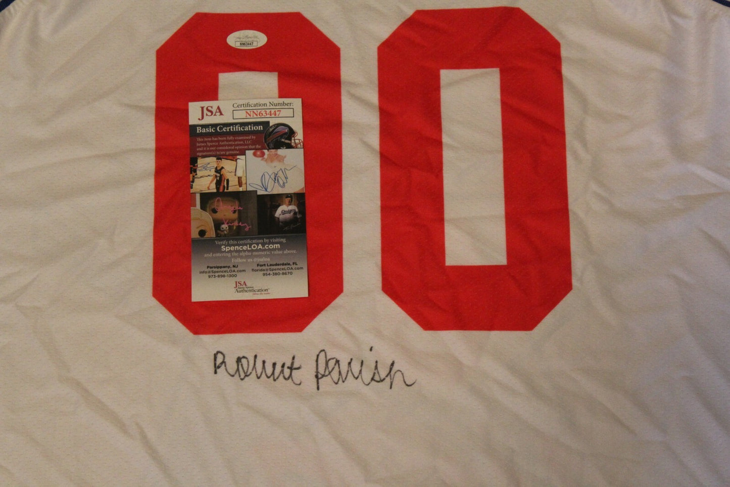 Robert Parish Signed Celtics All Star Basketball Jersey w/JSA COA NN63447