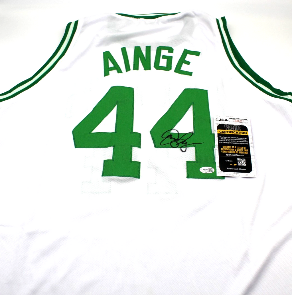 Danny Ainge Signed Boston Celtics Custom Basketball Jersey w/JSA COA CR86227
