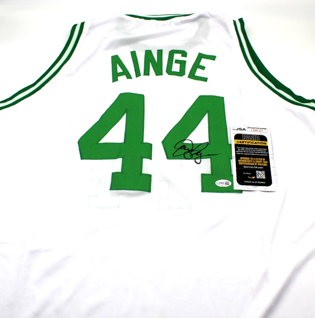Danny Ainge Signed Boston Celtics Custom Basketball Jersey w/JSA COA CR86227