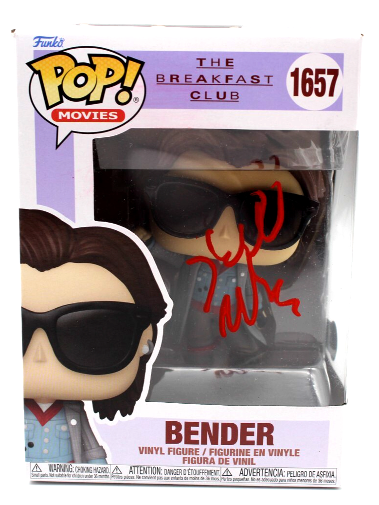 Judd Nelson Signed Breakfast Club Bender 1657 Funko Pop w/Beckett COA BS38077