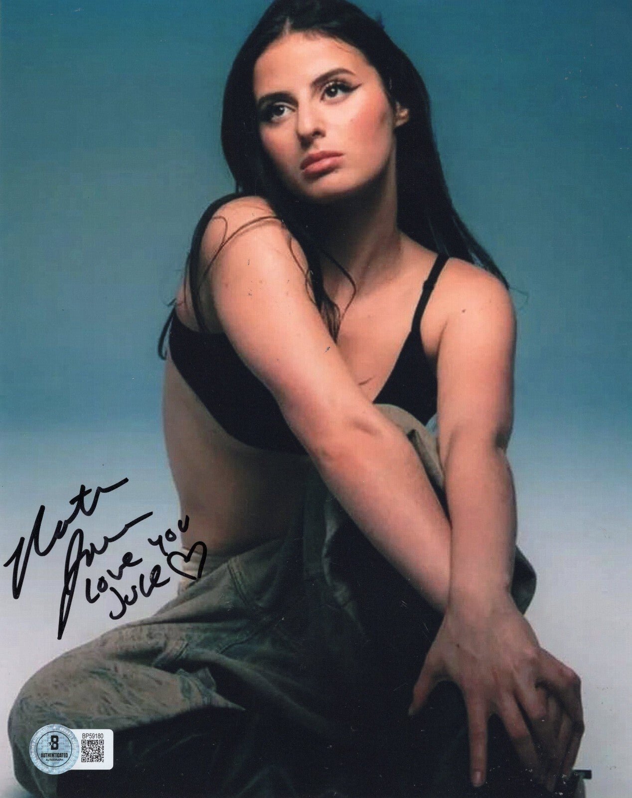 Natalie Jane Singer Songwriter Signed 8x10 Photo w/Beckett COA BP59180