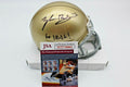 Tyler Buchner Signed Notre Dame Fighting Irish Mini Helmet w/JSA COA Witness 