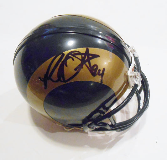 Robert Quinn Signed St. Louis Rams Football Mini Helmet w/COA