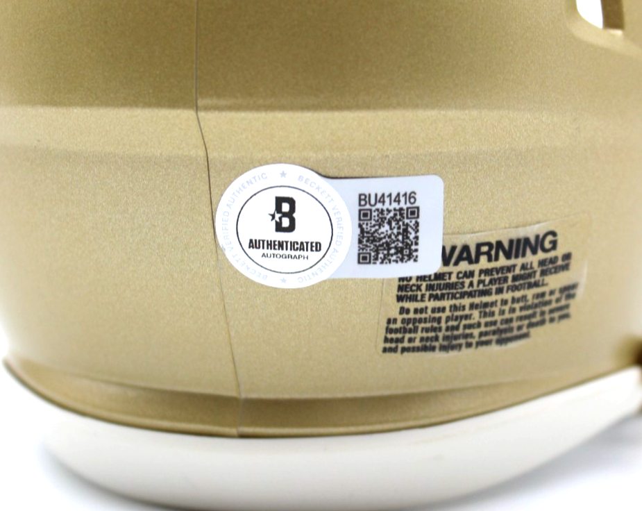 Matt Leinart Signed Heisman Trophy Mini Helmet USC w/Beckett COA BU41416