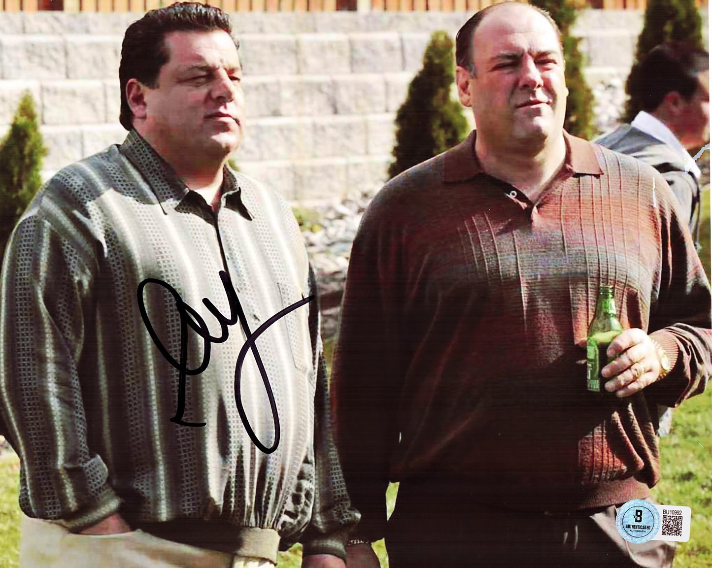 Steve Schirripa Signed Sopranos Bobby Baccala 8x10 Photo w/Beckett COA BU10992