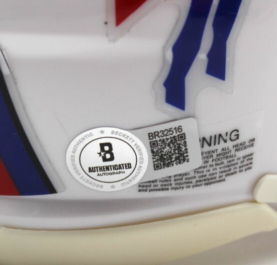 Sean McDermott Signed Buffalo Bills Mini Football Helmet w/Beckett BR32516