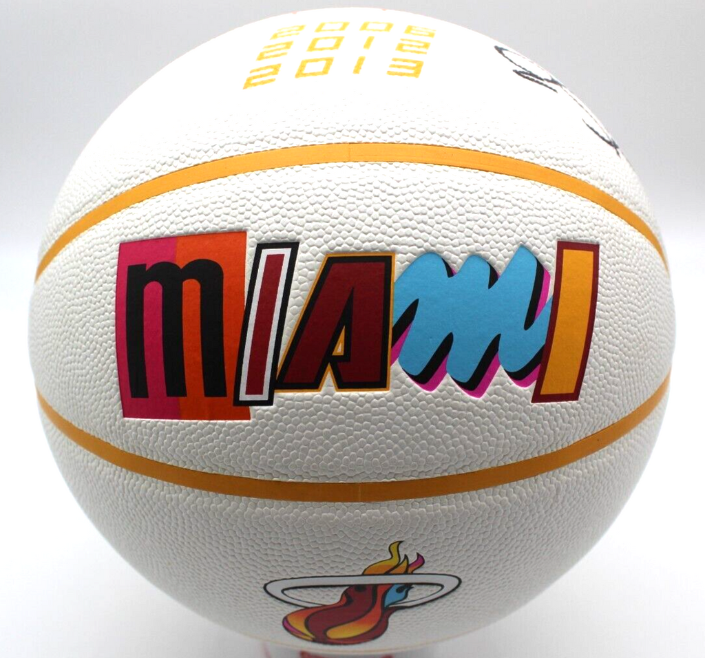 Erik Spoelstra Signed Miami Heat City Edition Basketball w/PSA DNA COA AO79103