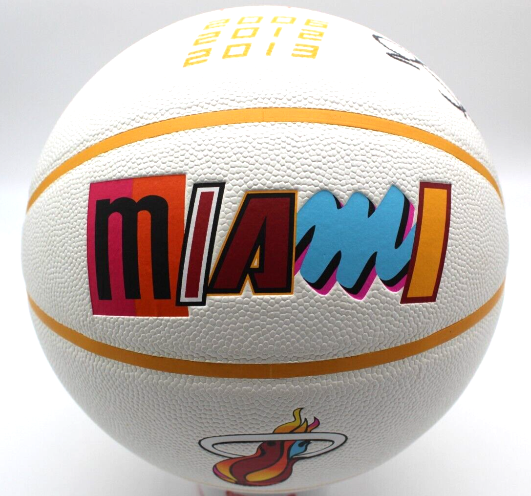 Erik Spoelstra Signed Miami Heat City Edition Basketball w/PSA DNA COA AO79103