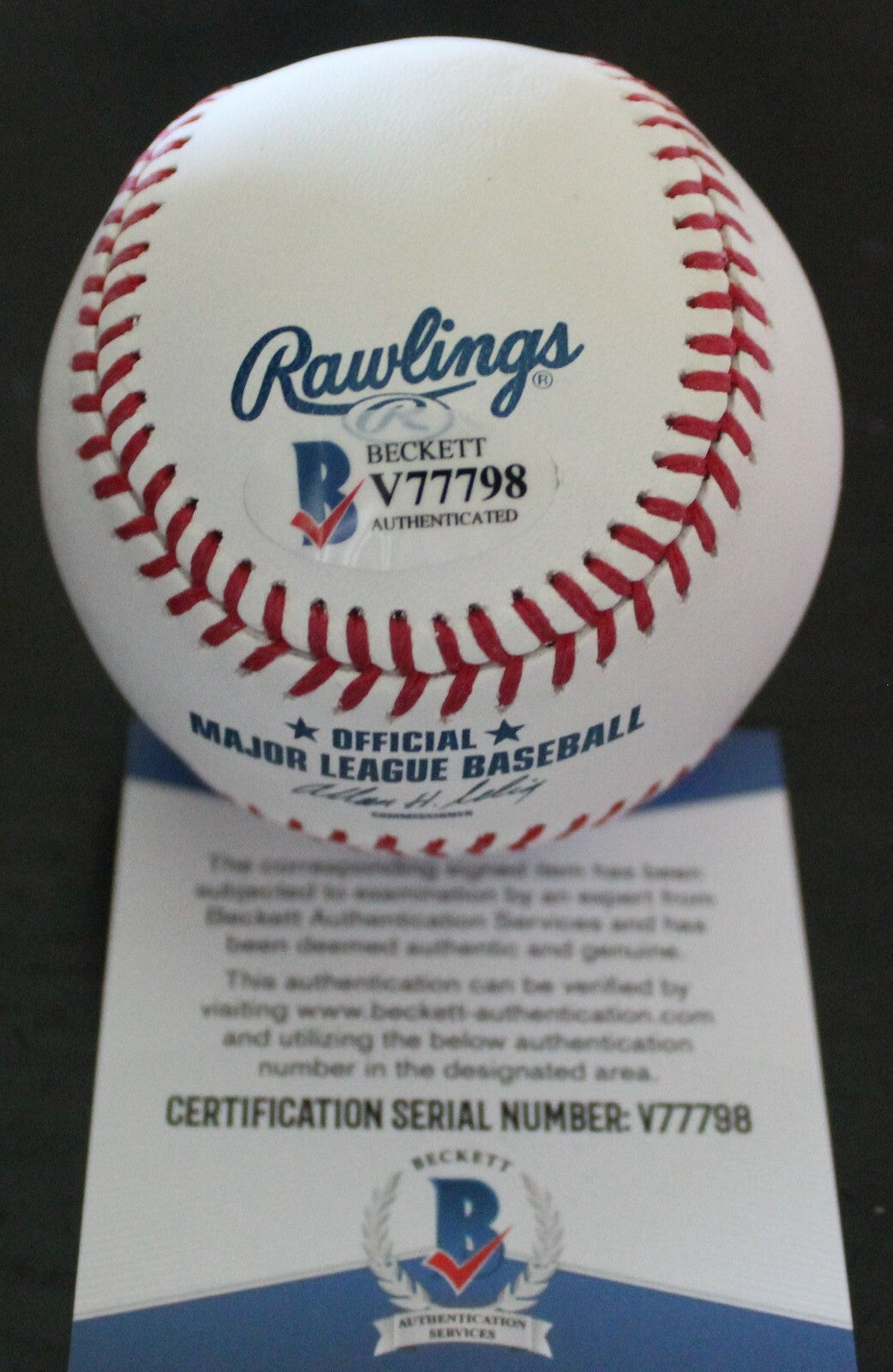 Willie Calhoun Signed Rangers Major League Baseball W/Beckett COA V77798