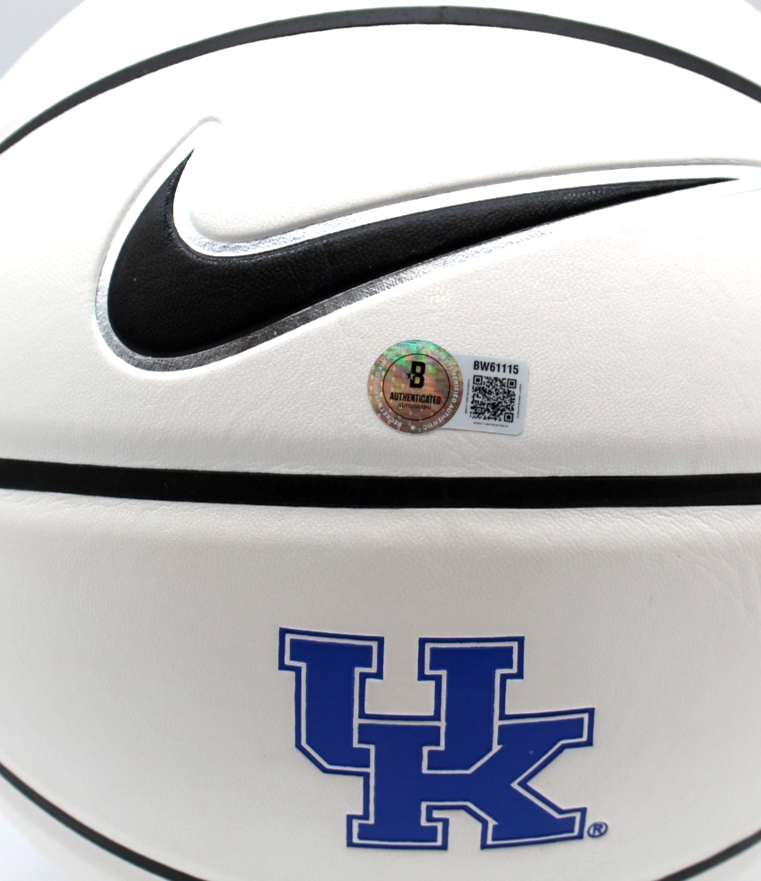 Bam Adebayo Signed Kentucky Wildcats Basketball w/Beckett COA BW61115 Miami Heat