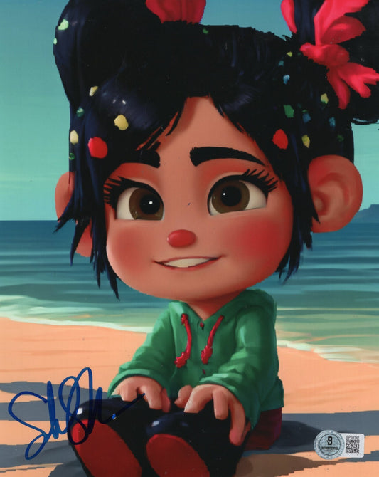 Sarah Silverman Wreck it Ralph Signed 8x10 Photo w/Beckett COA BP59192