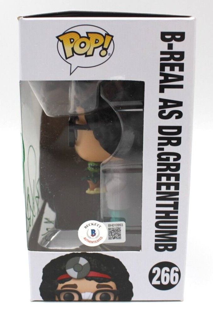 B-Real AS Dr. Greenthumb Cypress Hill Signed Funko Pop w/Beckett COA BH010993