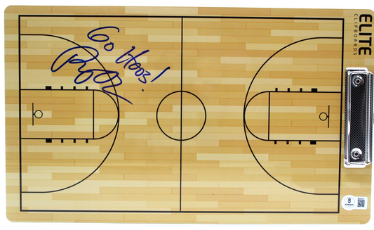 Ryan Odom Signed Virginia Cavaliers Basketball Clipboard w/Beckett BAS BS38141