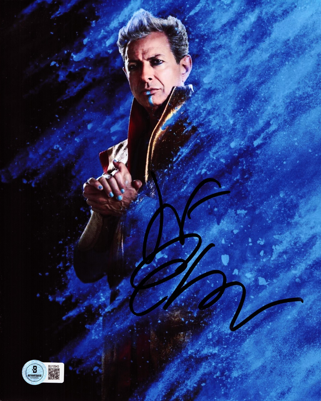 Jeff Goldblum Signed Thor Ragnarok 8x10 Photo W/Beckett COA BU10943