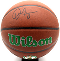 Danny Ainge Signed Boston Celtics NBA Logo Basketball w/JSA COA CR86289