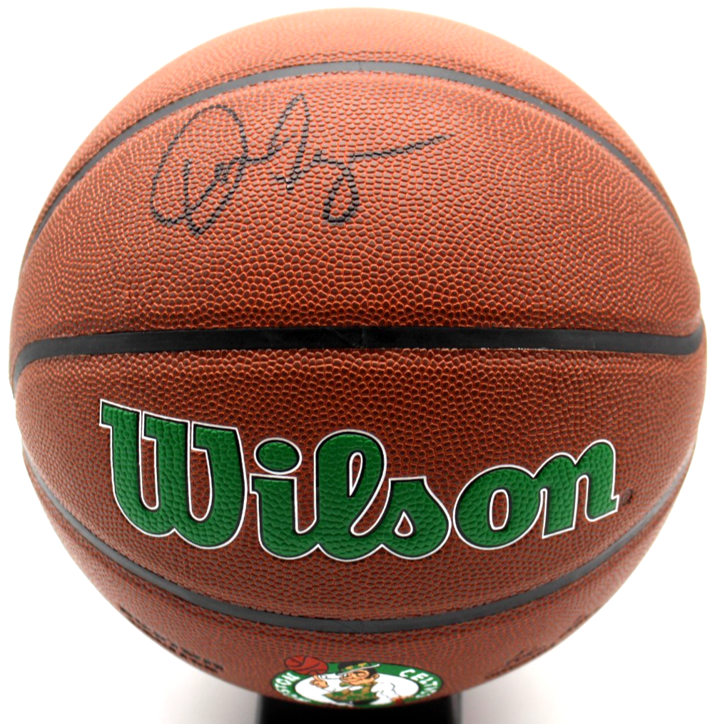 Danny Ainge Signed Boston Celtics NBA Logo Basketball w/JSA COA CR86289