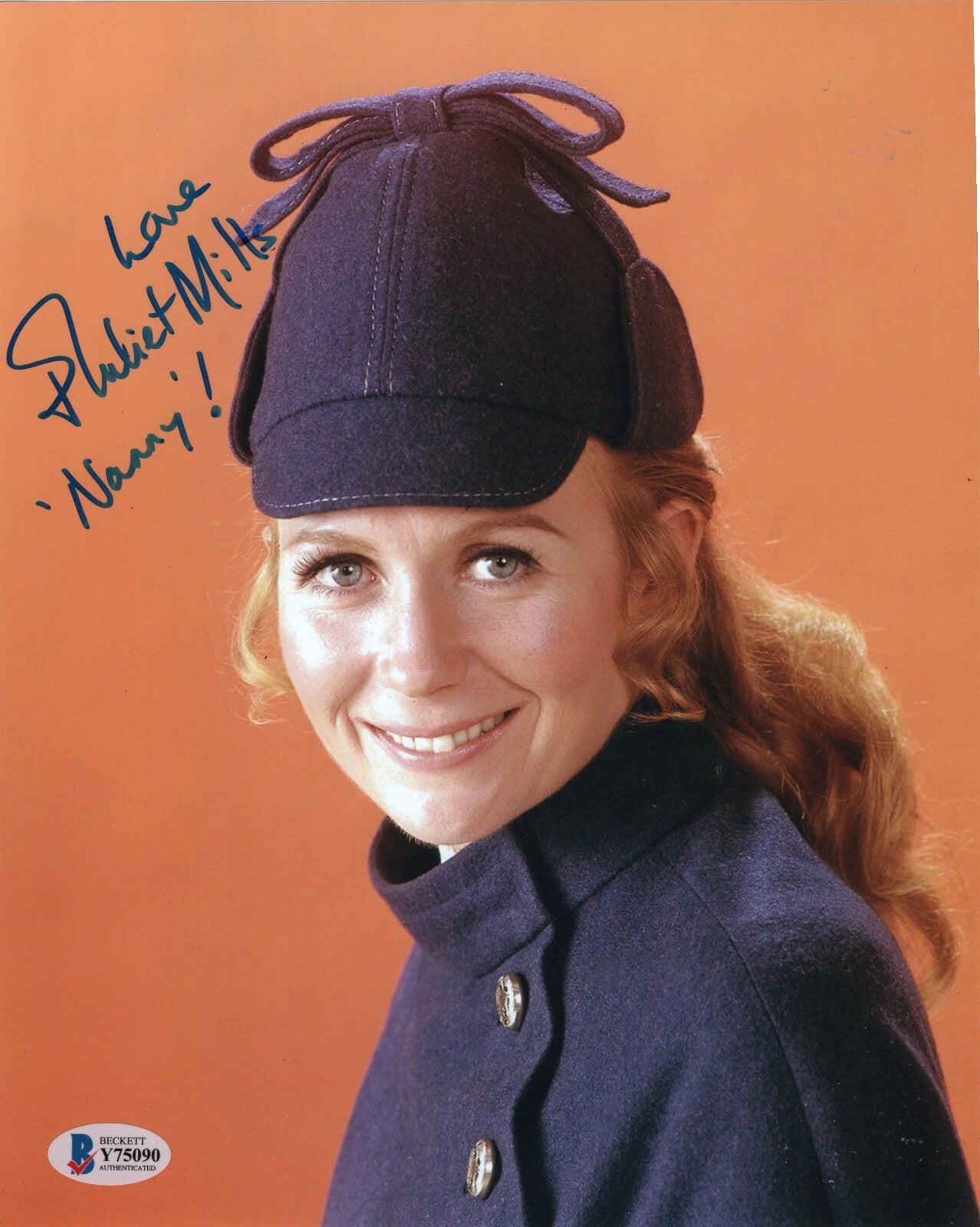 Juliet Mills Signed 8x10 Photo w/Beckett COA Y75090 Nanny and The Professor