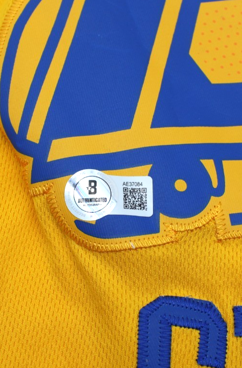 Steph Curry Signed Golden State Warriors The Town Jersey W/Beckett COA AE37084