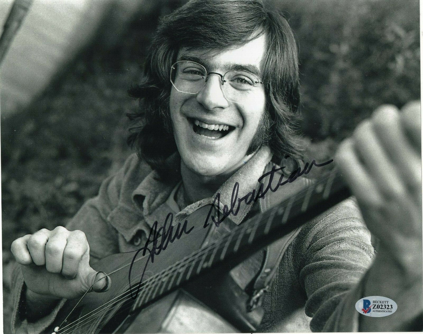 John Sebastian Signed Lovin Spoonful Woodstock 8x10 Photo w/Beckett COA Z02323
