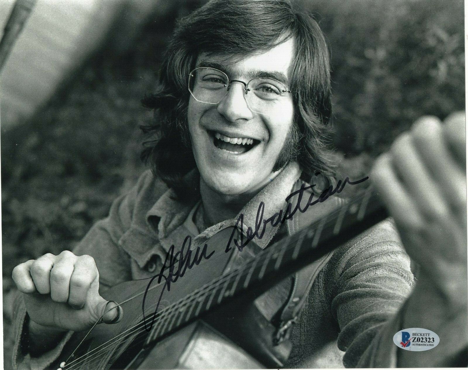 John Sebastian Signed Lovin Spoonful Woodstock 8x10 Photo w/Beckett COA Z02323